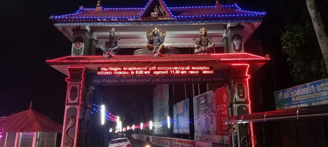 Images of Alappuzha Vetticode Sri Nagarajaswamy  krishna Temple