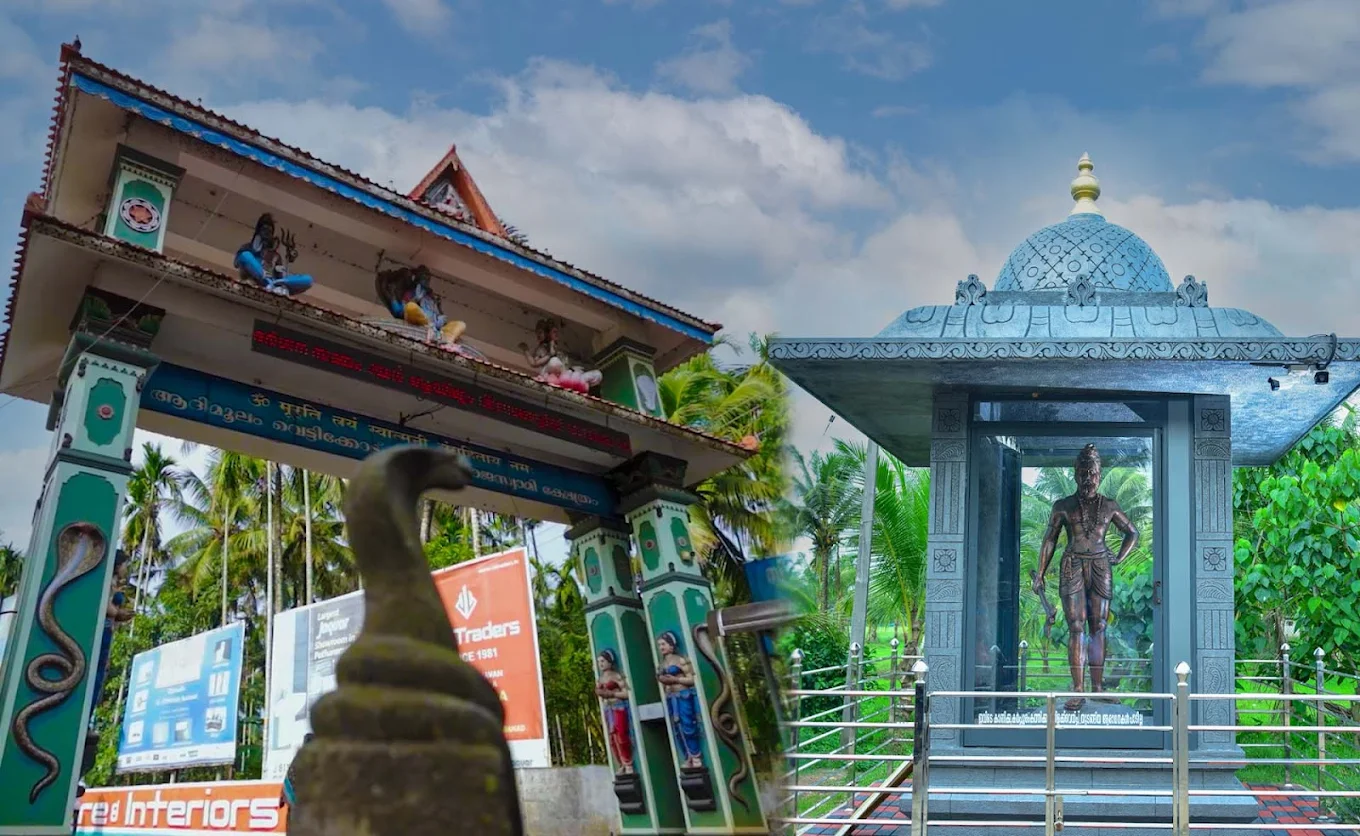 Serpent worship rituals at Aadimoolam Vetticode Temple