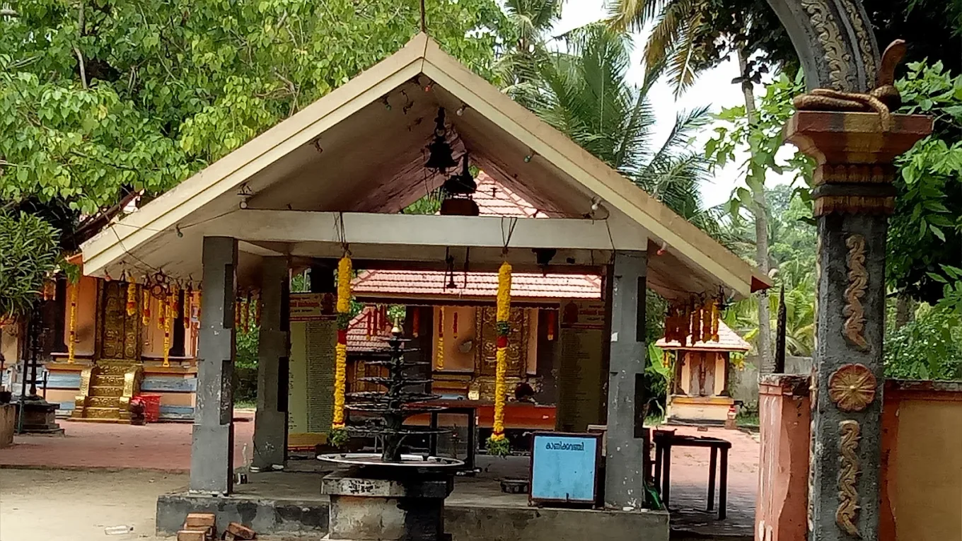 Entrance of Mayickal Sree Bhuvanesari Devi Temple