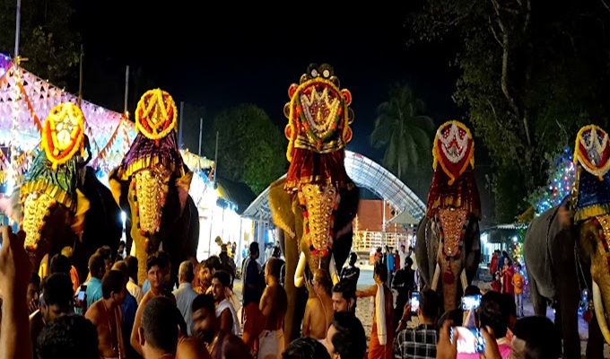 Meenabharani Mahothsavom Devi Temple  Pazhayaveedu Alappuzha Kerala