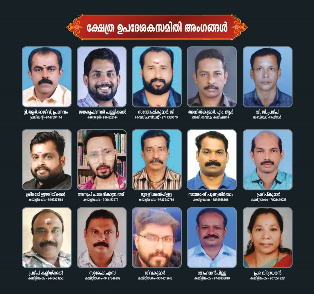 Kathakali and cultural shows Pallickal temple utsavam