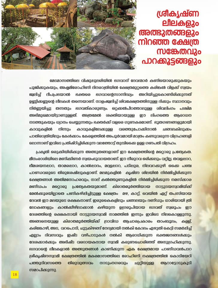 Pandavanpara festival guidelines notice 2026