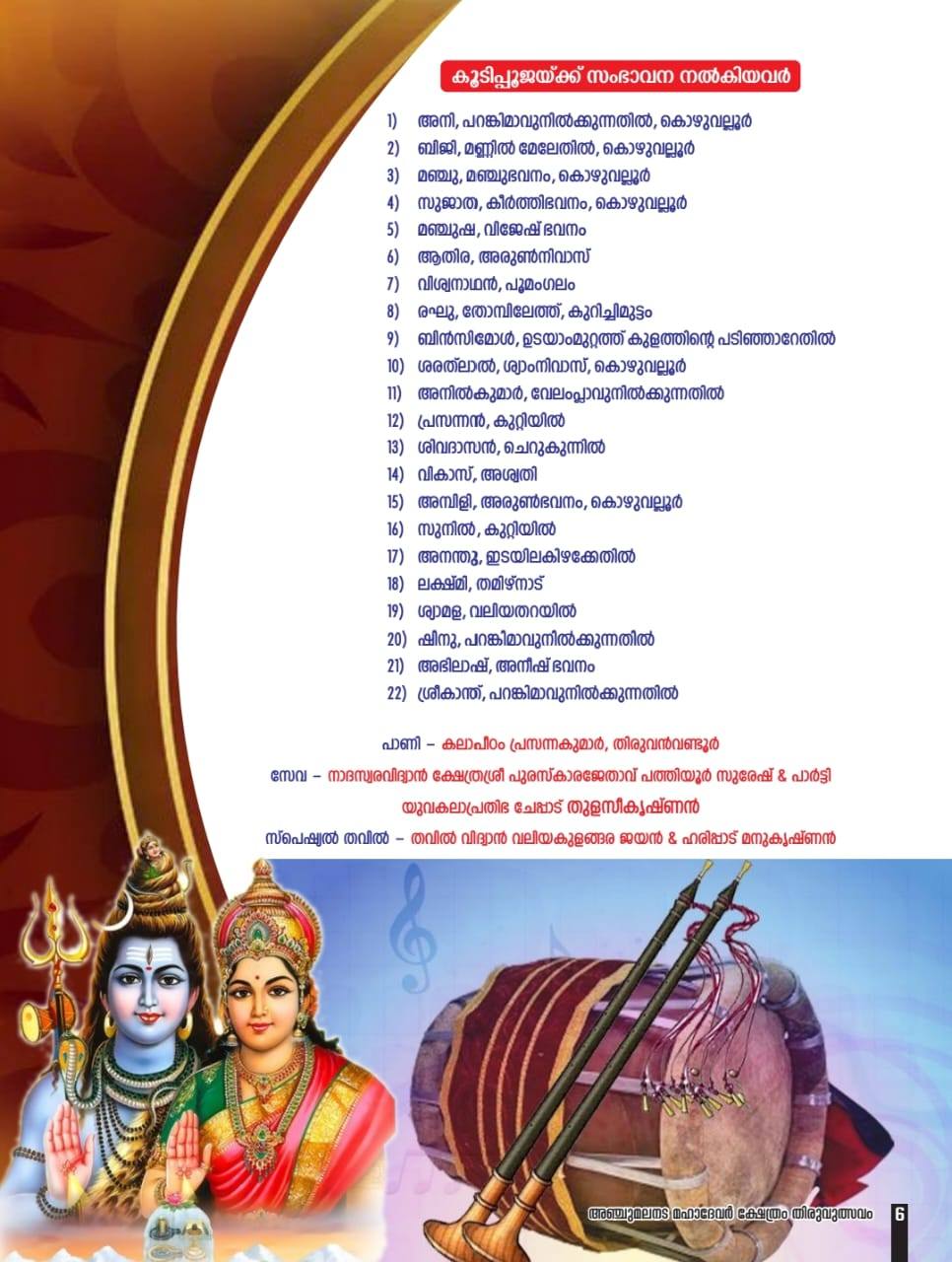 Sacred Abhishekam at Iythitta Anchumalanada Shiva Temple during Thiruvutsavam 2026