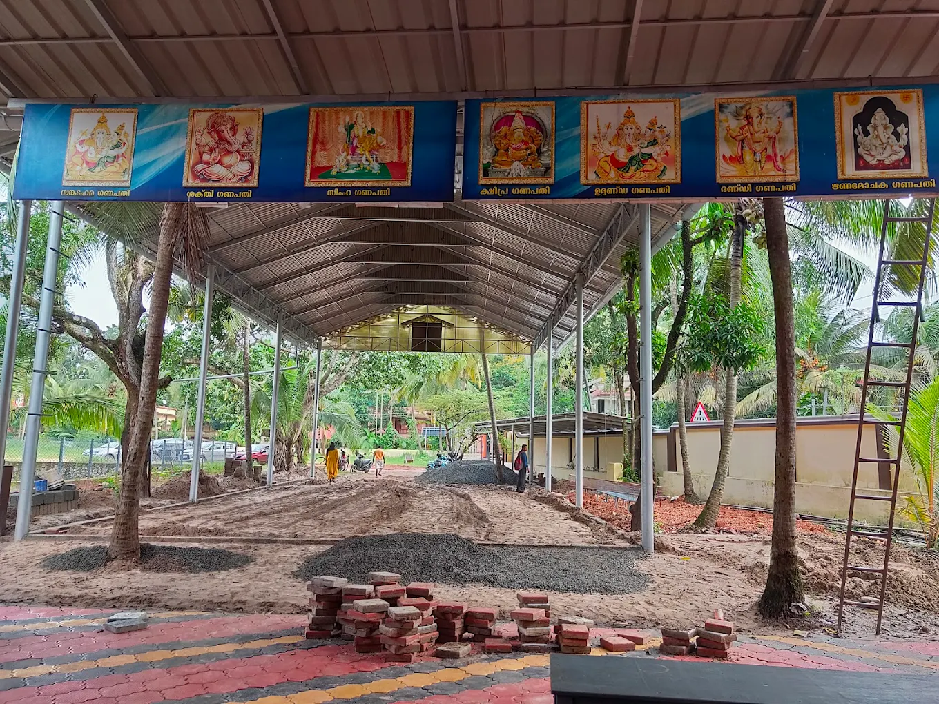 Devotees at Maha Ganapathy Temple during Ramayana Masam