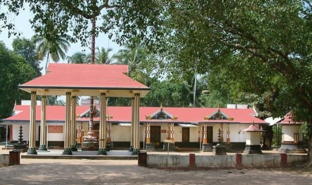 Anchumana Devi Temple Edappally traditional Hindu temple architecture