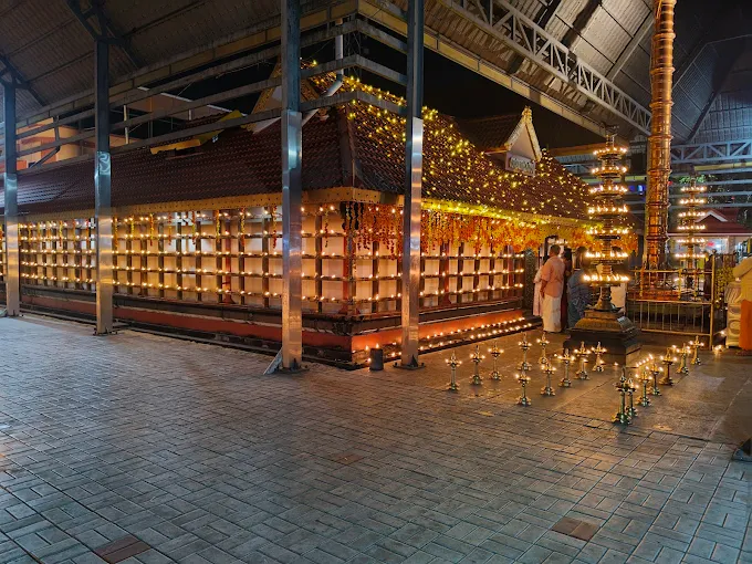 Images of Panchaloha idol of Lord Ayyappa at Ernakulam Sree Ayyappankavu Temple