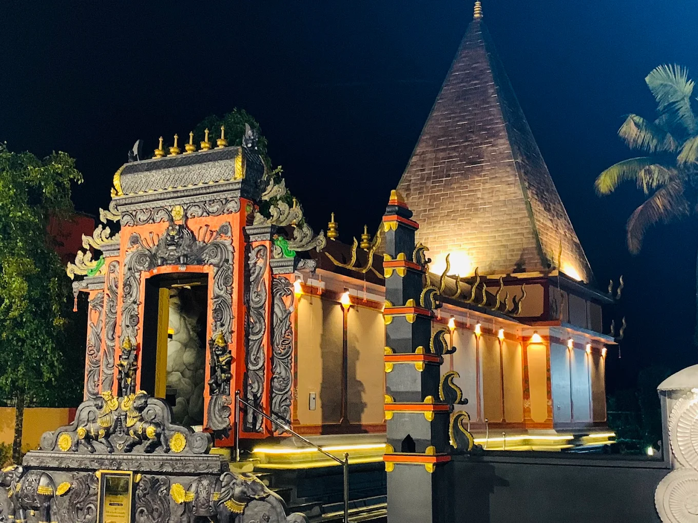 Sri Datta Anjaneya Temple during a festival