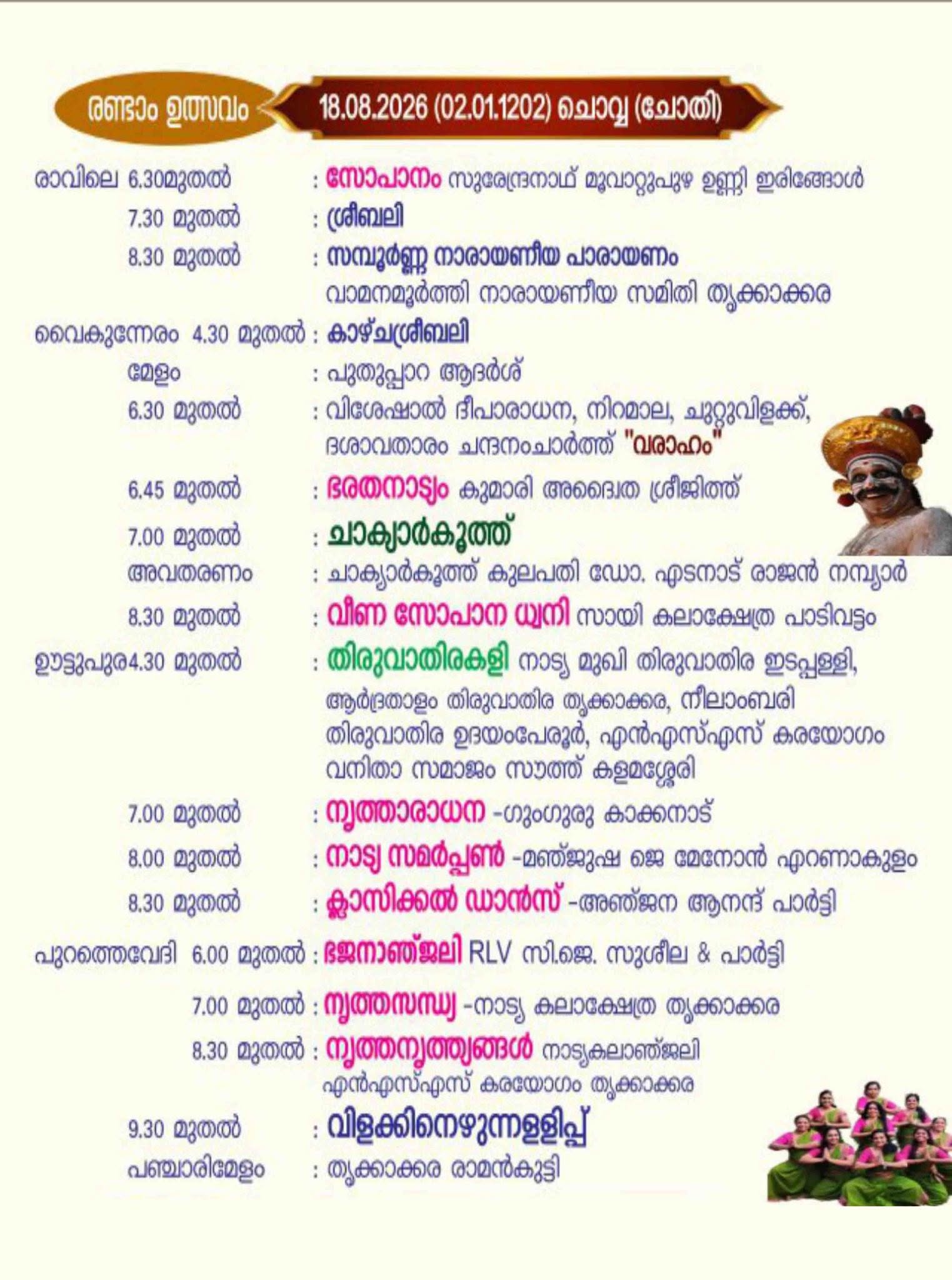 Thrikarthika, also known as Karthigai Deepam