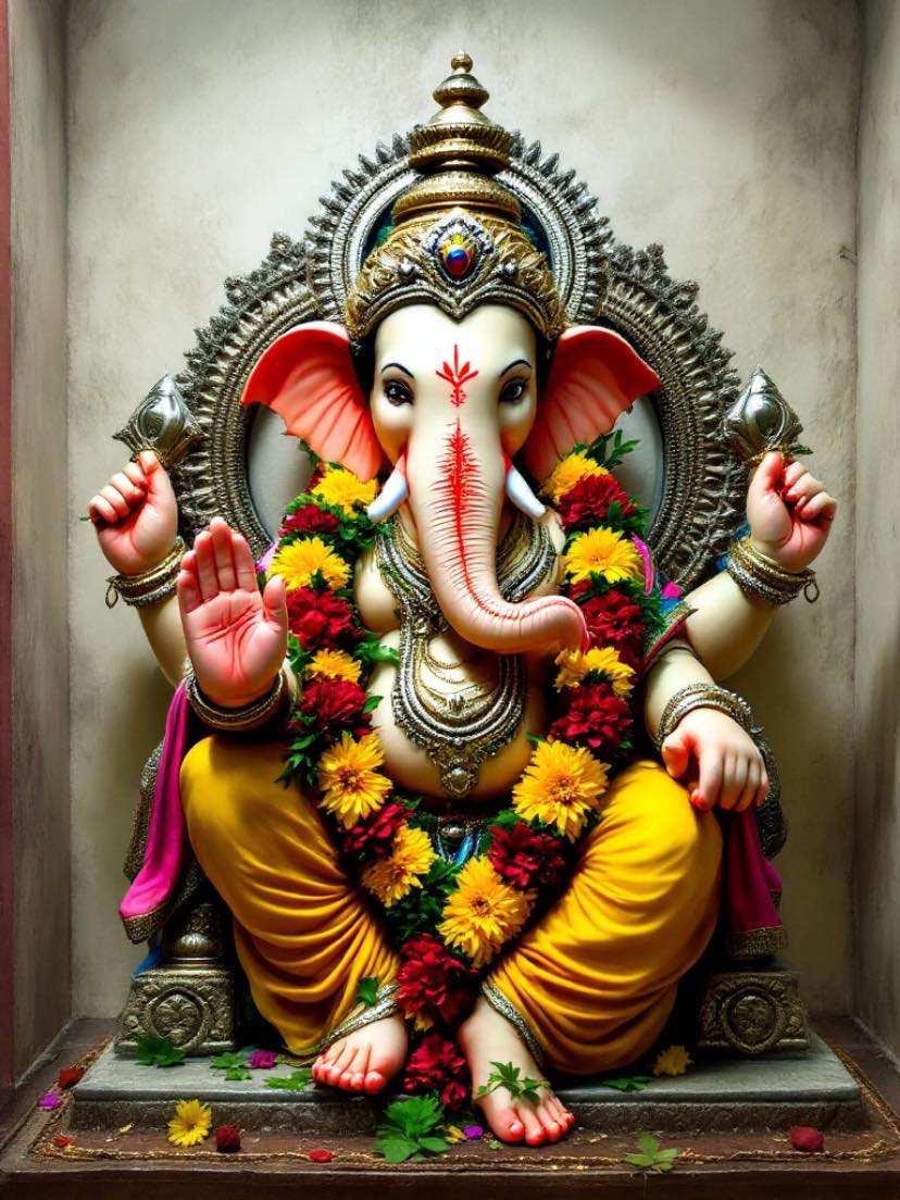 Lord Ganesha Dhyana Sloka Lyrics Meaning