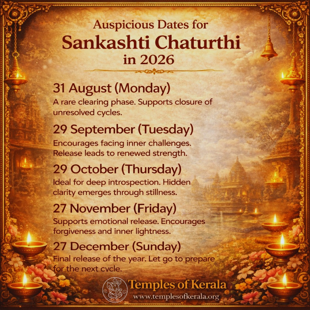 Lord Ganesha festival calendar 2026 with Angarki Sankashti