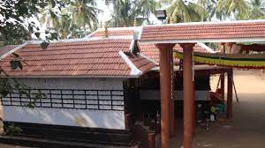 Sacred lamps at Kunnummal Lakshmi Narasimha Temple