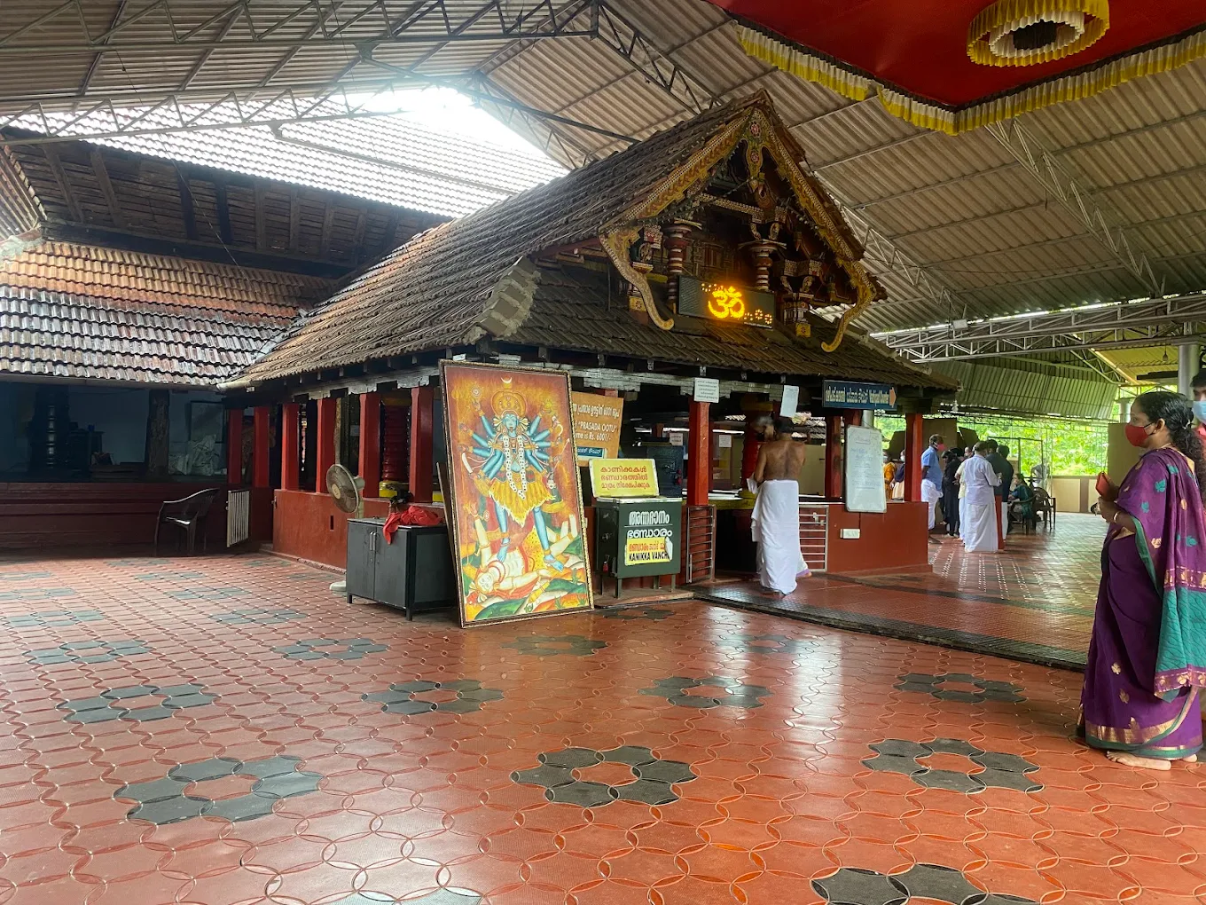 Historic Madayi Kavu Bhadrakali Temple in Kannur, Kerala