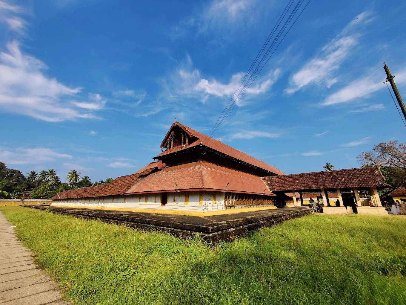 Front view of Thiruvangad Sree Rama Swami Temple