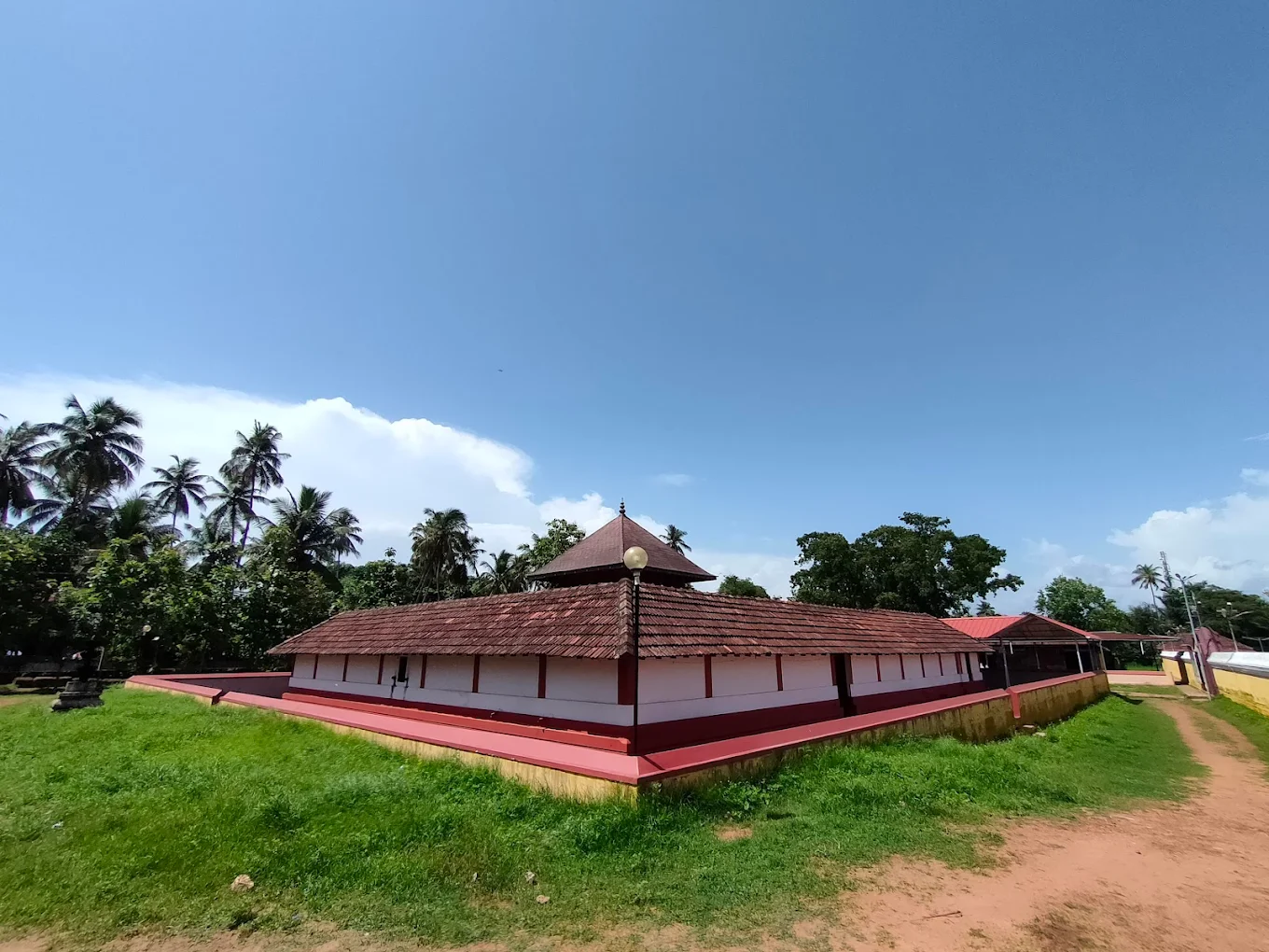 Temple courtyard of Thiruvangad Sree Rama Swami Temple