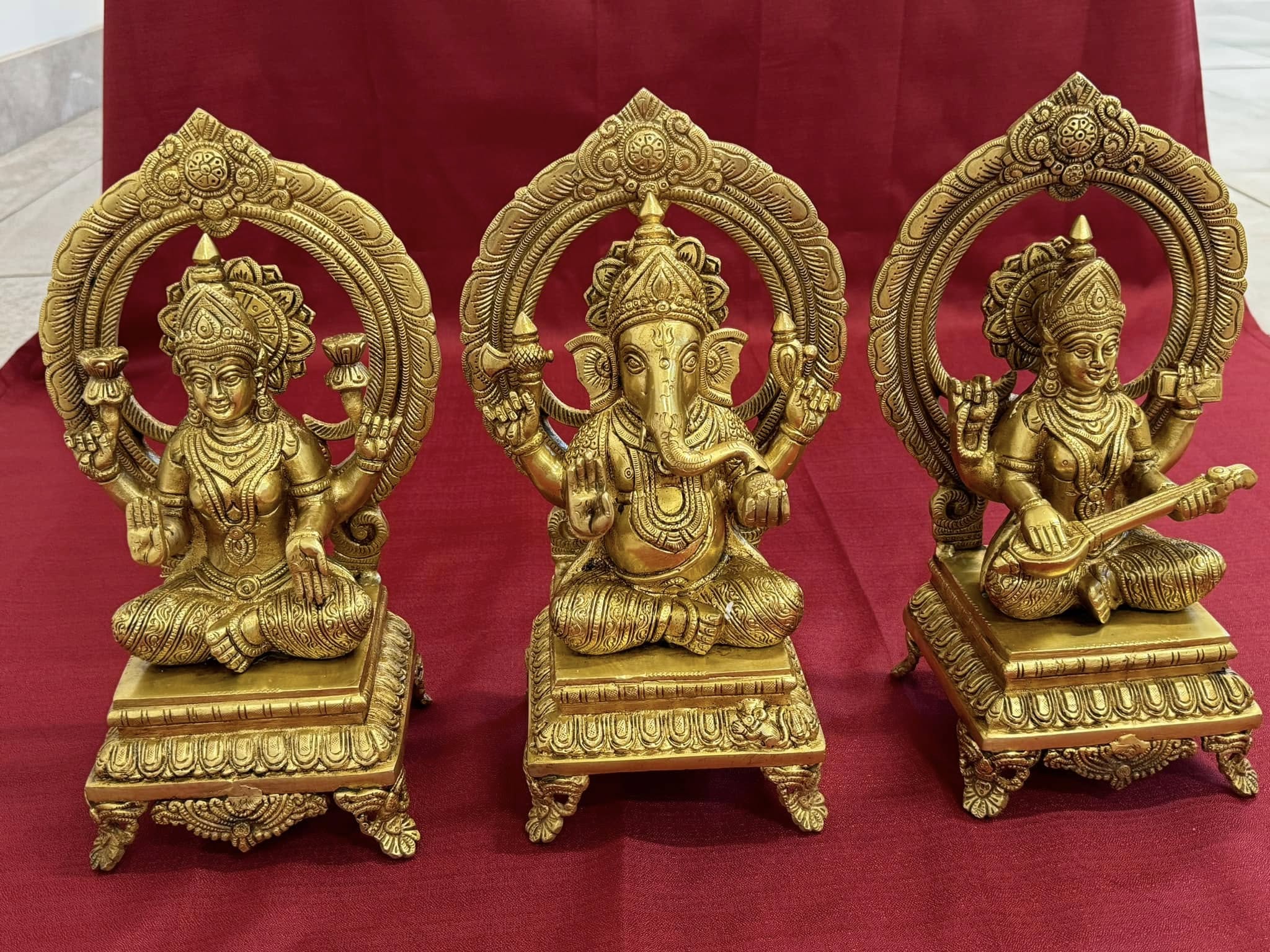Ganesh Chaturthi decorations at Soorlu Bajana Mandir
