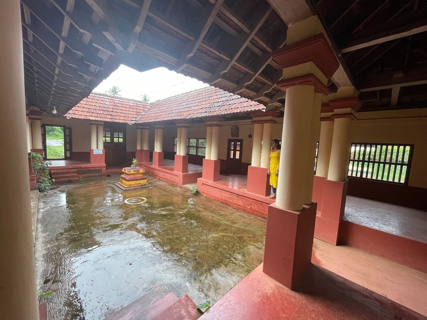 Temple flag mast (Dwajasthambam) at Shree Ananthapadmanabha Swamy Temple