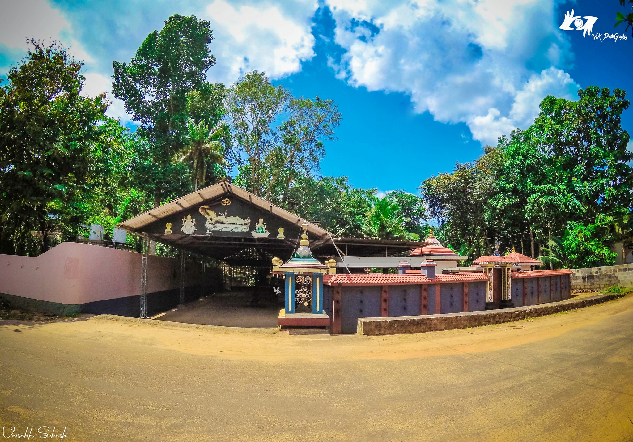  Manchalloor Sreekrishna deviTemple Kollam