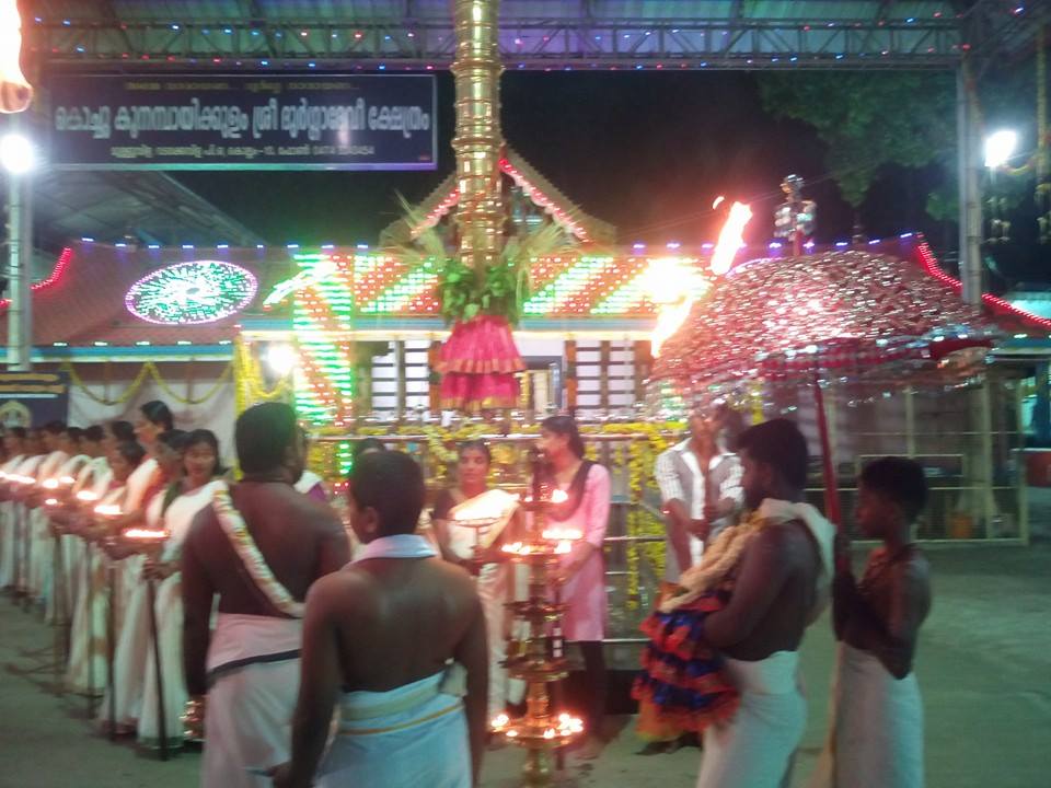  Kochu Koonambaikulam DurgaDevi Temple Kollam Dresscode