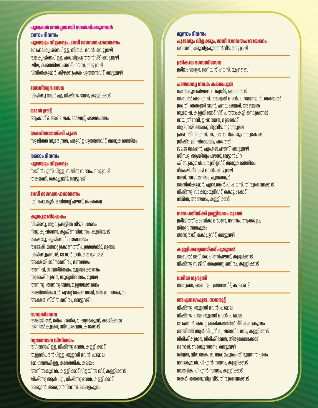 Images of Kollam Kallikkadu Sree Bhadrakali Kavu Temple