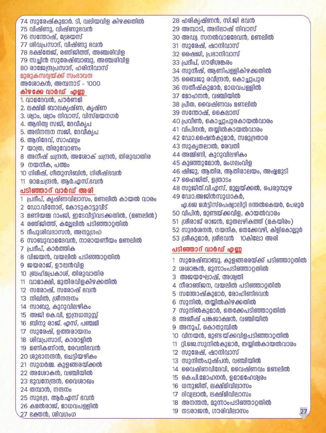 Special pooja offerings during festival