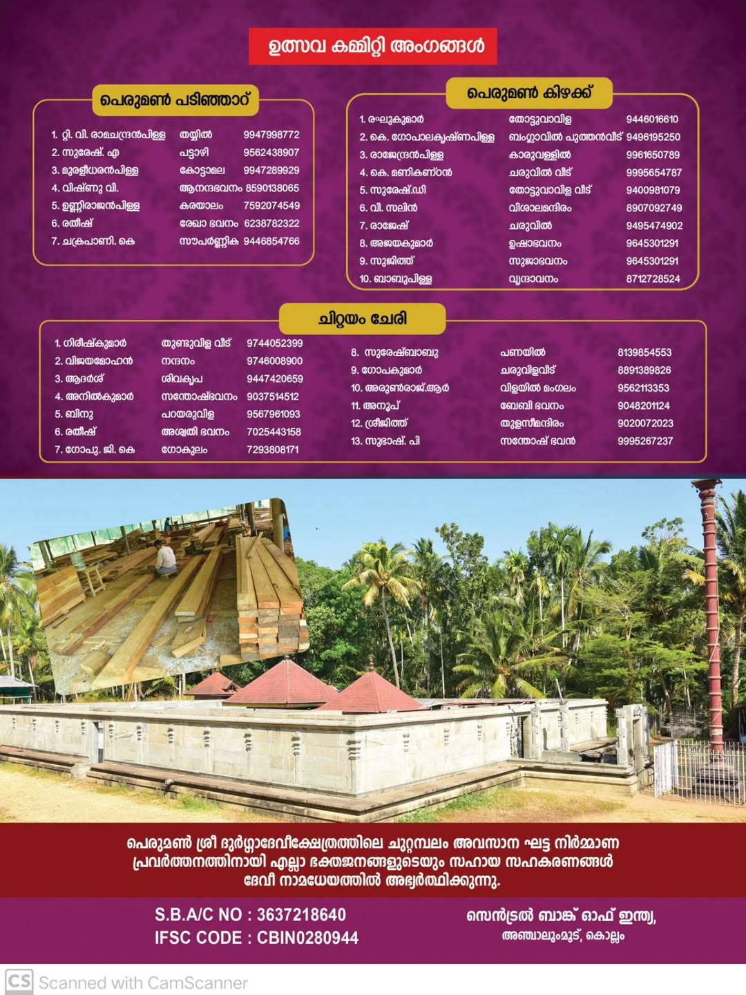 Perumon Ther festival cultural programs and rituals Kollam