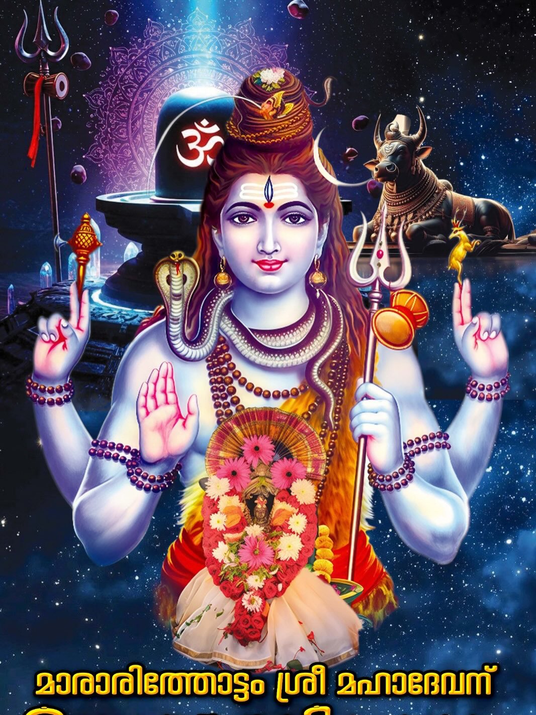 Devotees at Mararittottam Sree Mahadevar Temple during Mahotsavam