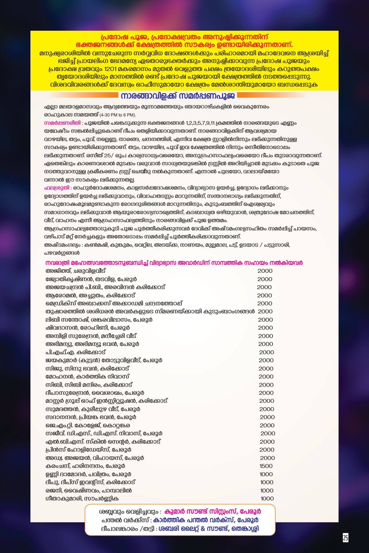 Traditional drum (Chenda) performance during the festival