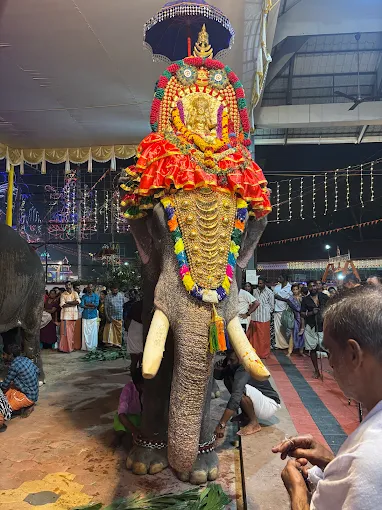 Sacred Chathushshatham ceremony honoring the Goddess with 400 names