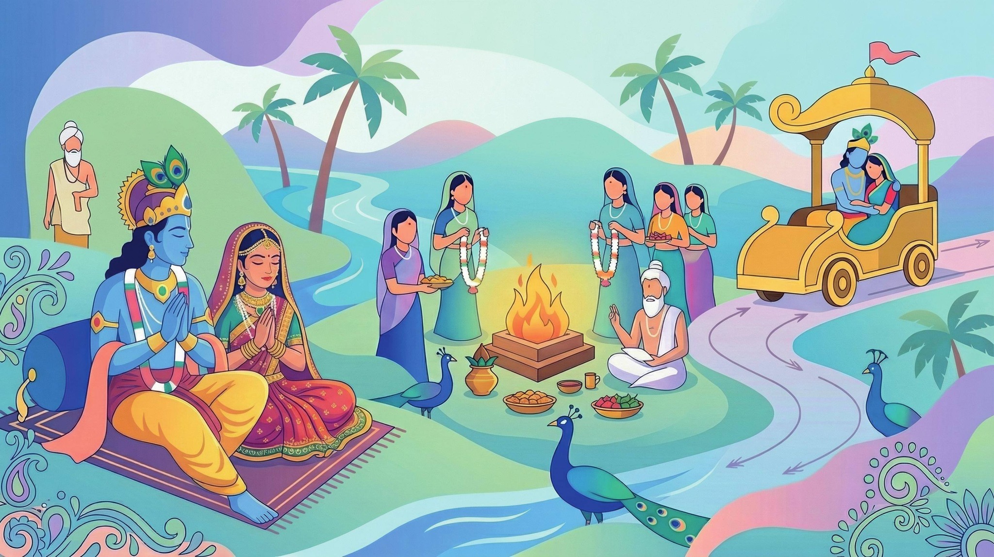 Srimad Bhagavatham reading Kerala Perunna Temple