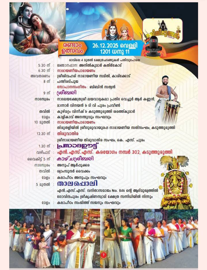 Sopana Sangeetham performance at Thaliyil Utsavam, Thaliyil Shri Mahadeva Temple