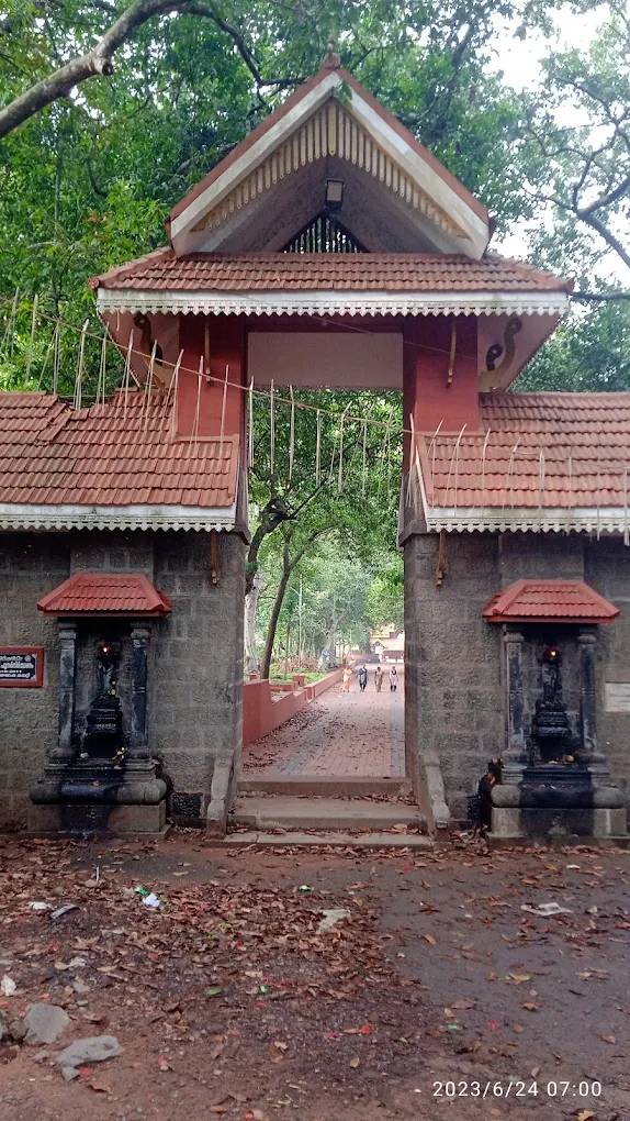 Devotees offering prayers inside Sree Valayanad Devi Temple