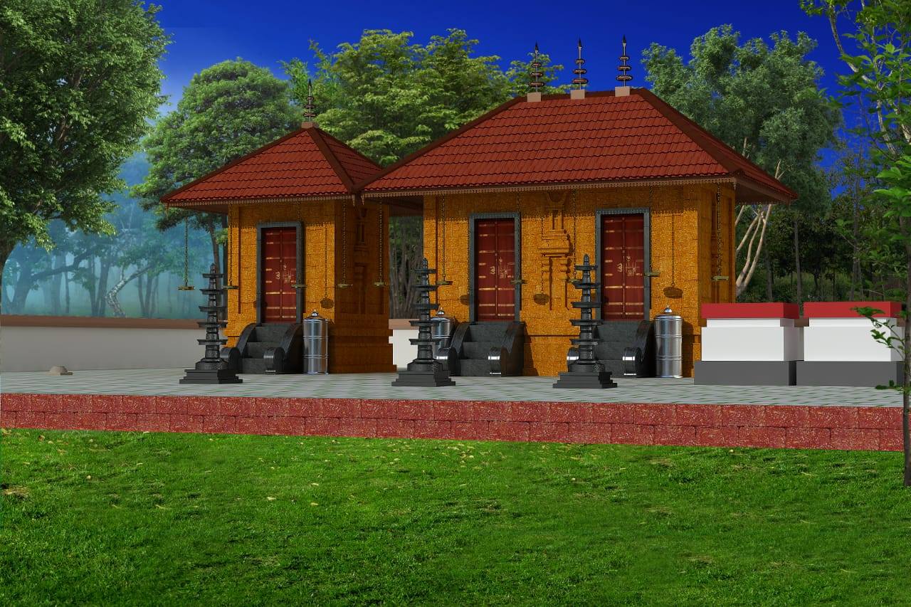 Images of Kozhikode Palayulla Parambath Sree Kuttichathan Bhagavathi  krishna Temple
