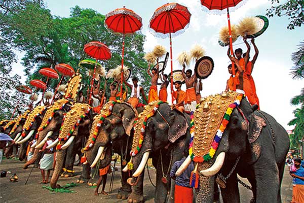 Pooram Sree Thirumandhamkunnu Bhagavathi Temple  Malappuram Kerala
