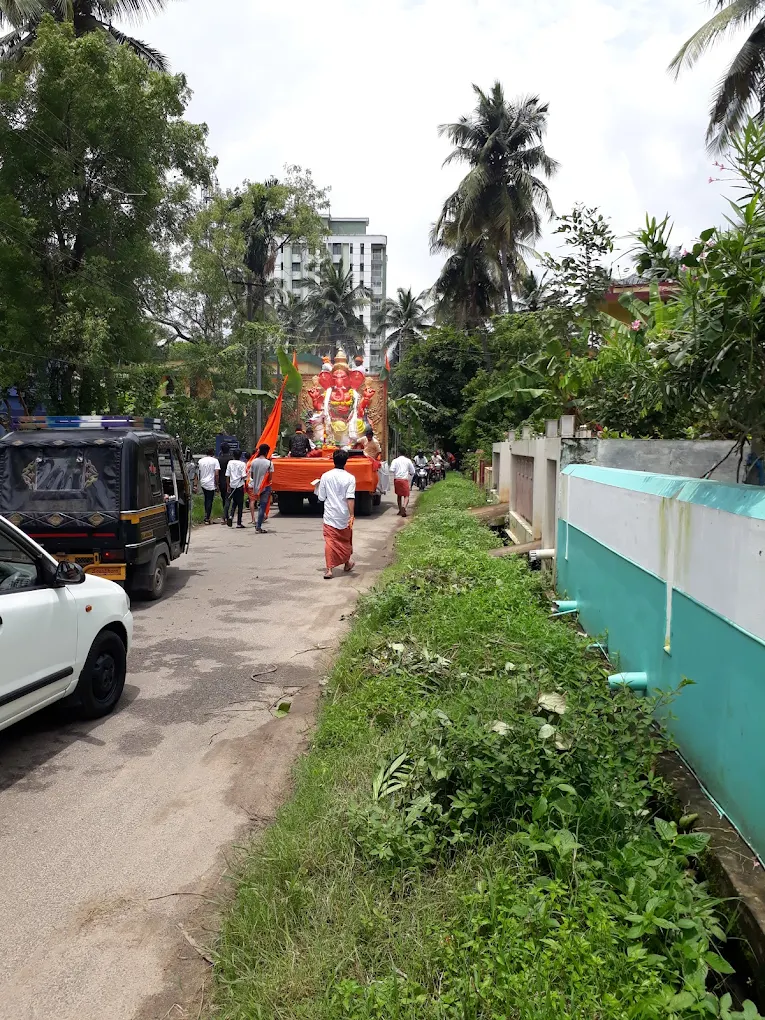 Devotees at Ganapathi Temple Koppam Kerala
