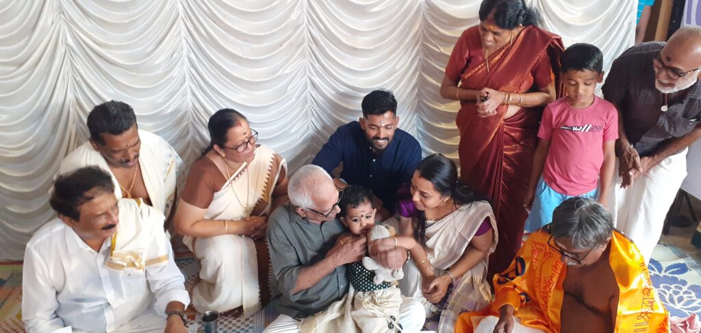 Classical music performance during Navaratri celebrations in Palakkad