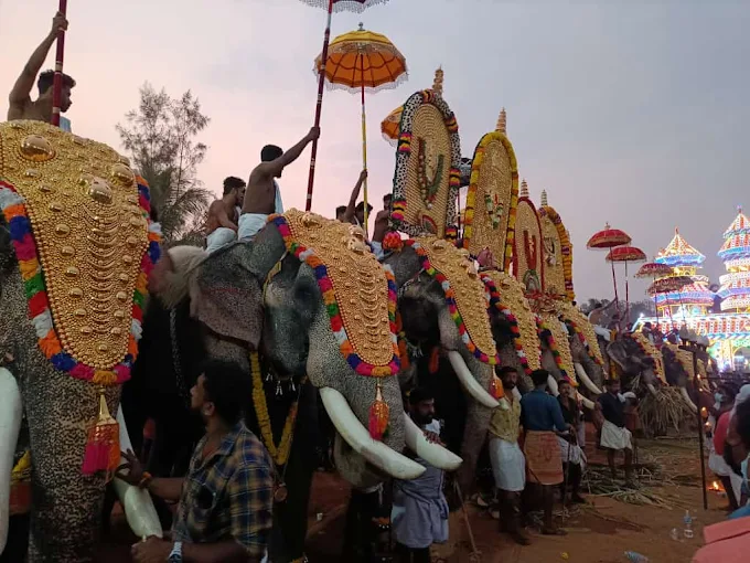 Melakavu and Thazhekavu shrines of Chinakkathoor Temple