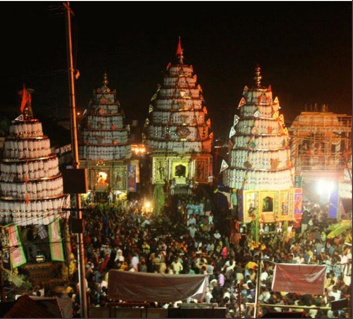 Car Festival Nurani Village Palakkad Kerala