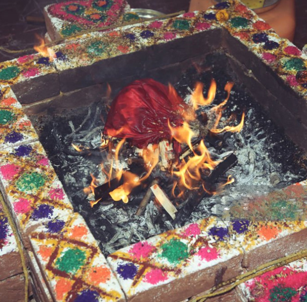 Sudharsana Homa Kalarikkal Shree Vishnumaya Chathan Swami Temple Palakkad Kerala