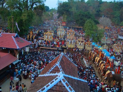 Pooram Sree Pariyanampatta Bhagavathi Temple Palakkad Kerala