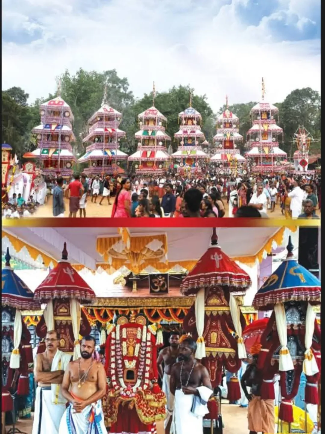 Panchari Melam percussion performance at Orippurathu Bhagavathi Temple