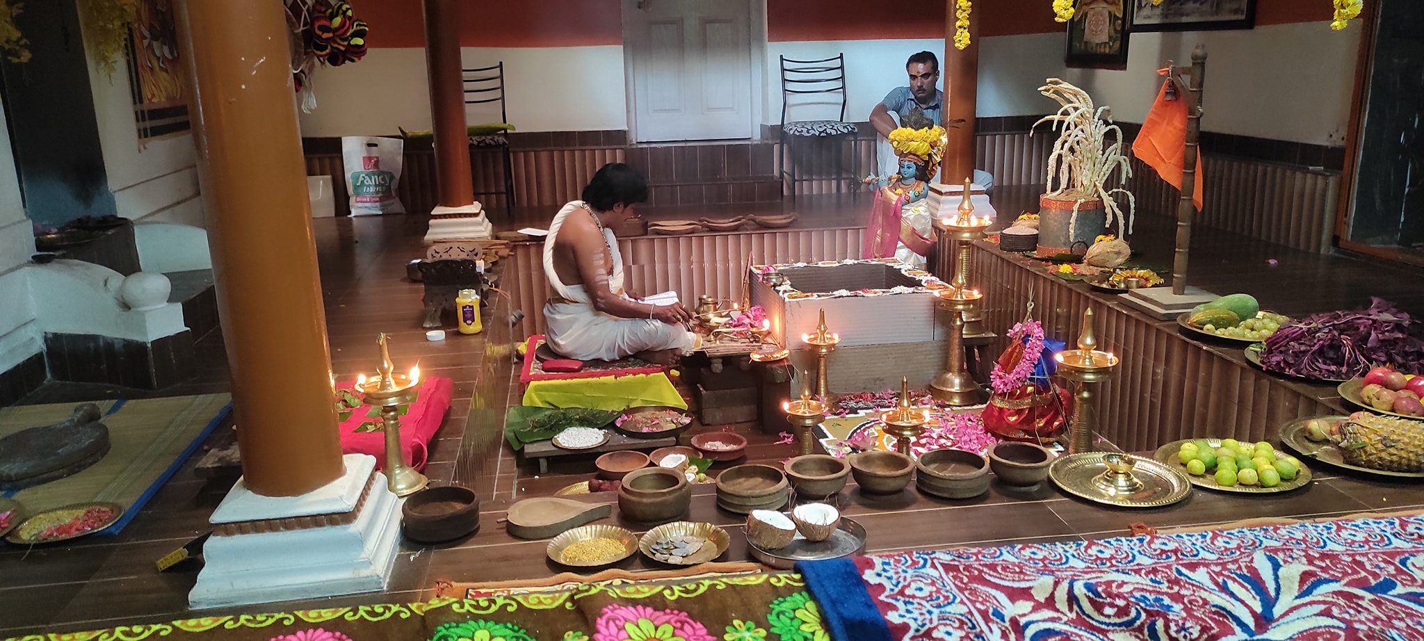 Main sanctum of Sree Mahalakshmi Temple, Thrissur