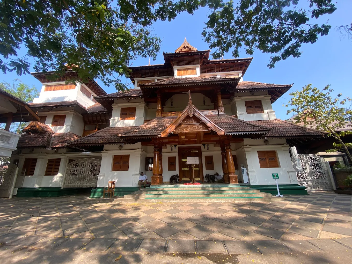 Front view of Sree Avanangattil Kalari Sree Vishnumaya Temple