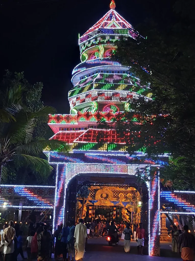 Avanangattil Kalari Sree Vishnumaya Temple during festival season