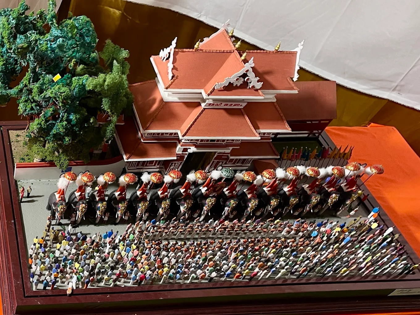 Traditional Kerala architecture at Paramekkavu Temple 