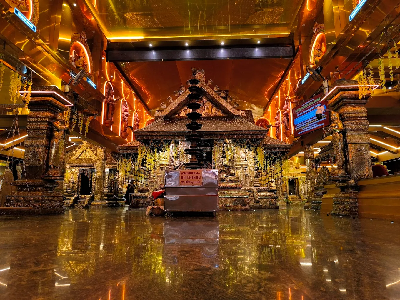 Side View of Peringottukara Devasthanam Sree Vishnumaya Swami Temple