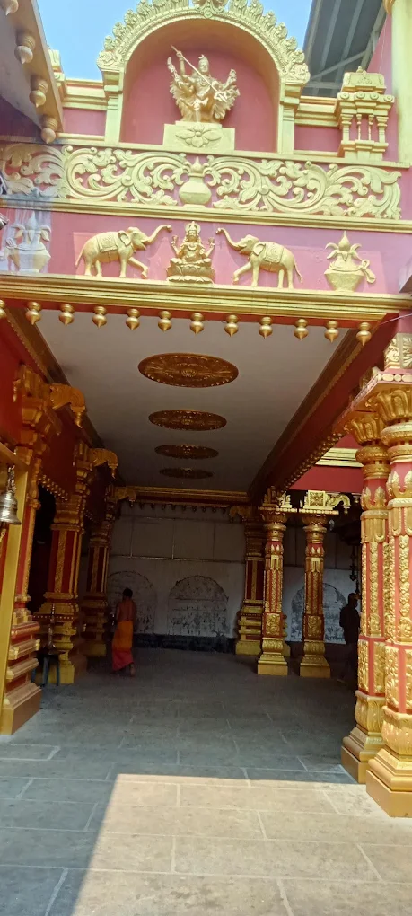 Temple courtyard of Sree Vishnumaya Kuttichathan Temple