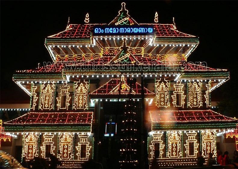 Lord Krishna idol inside Thiruvambady Temple, Thrissur 