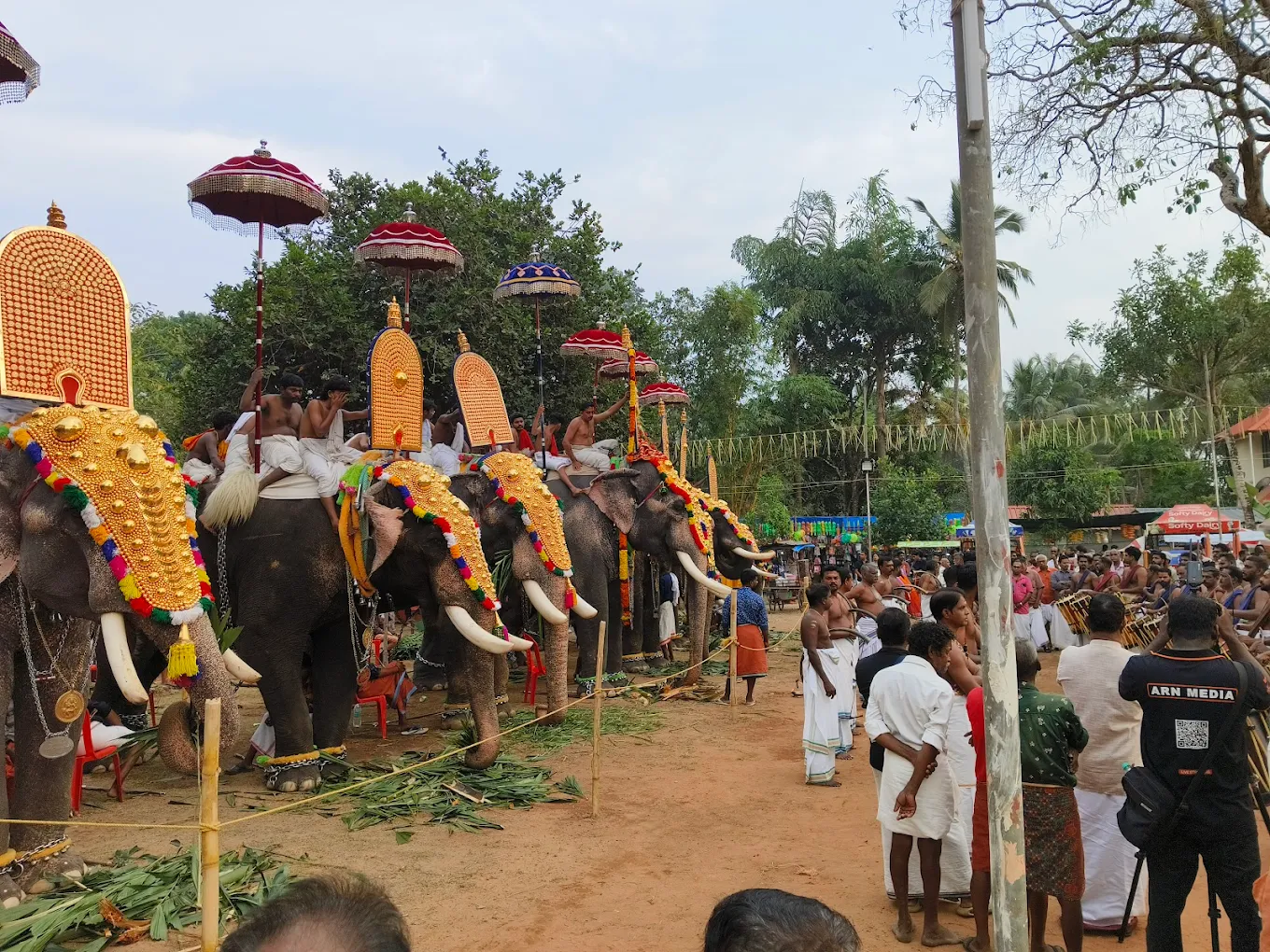 Idol of Goddess Rajarajeshwari at Vazhappully Temple