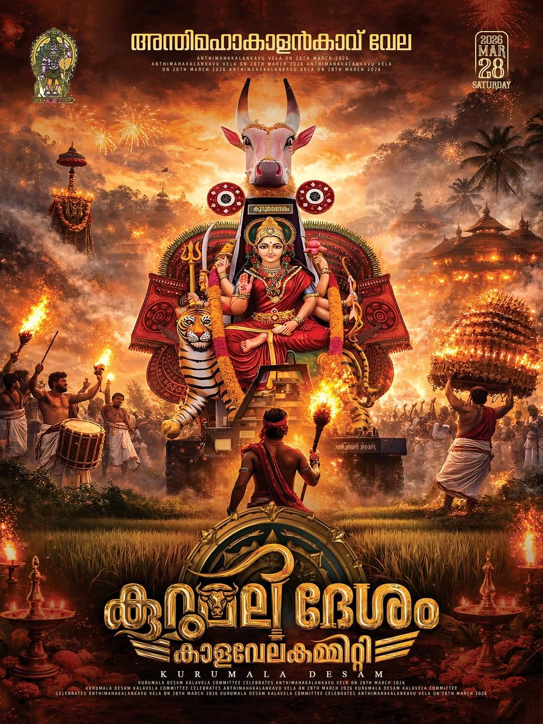 Anthimahakalankavu Vela Anthimahakalankavu Temple Thrissur Kerala