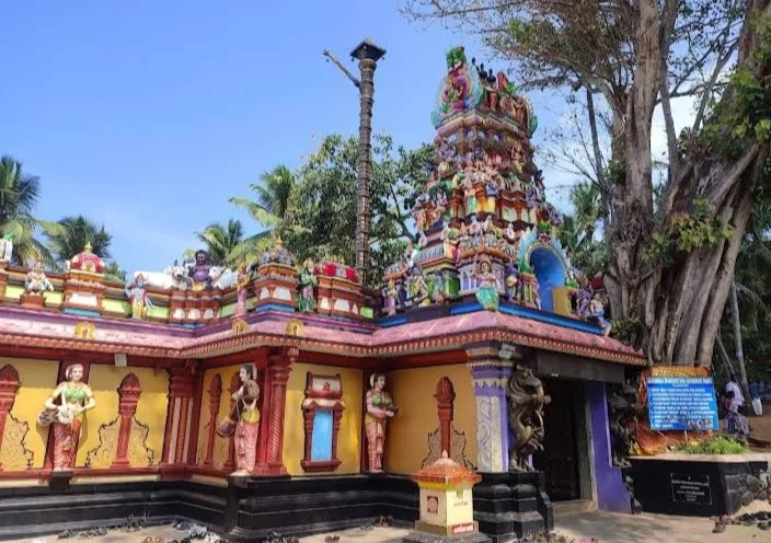 Front View at Aazhimala Shiva Temple